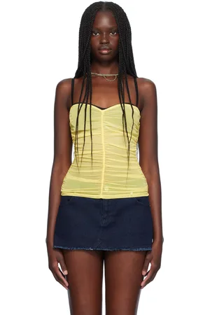 Miaou Yellow Renzo Tube Top