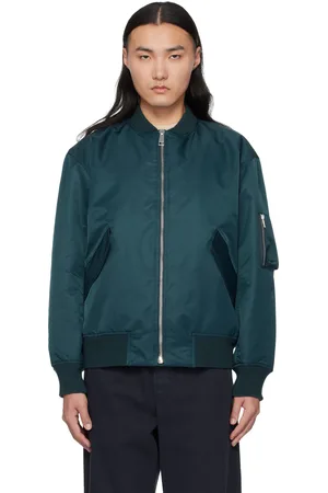 A.P.C. Blue Logan Bomber Jacket