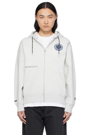 A Bathing Ape Gray AAPE Injection Hoodie