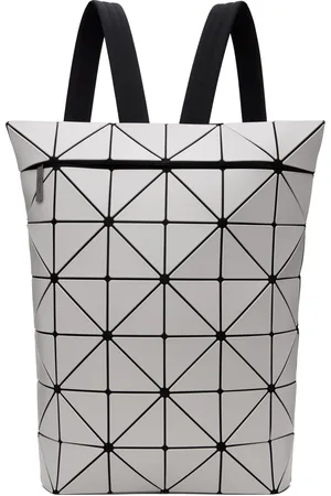 Issey Miyake Gray Blocky Backpack