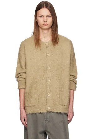 Acne Studios Beige Mohair Cardigan
