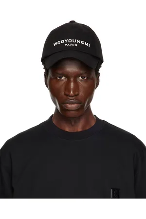 WOOYOUNGMI Black Silicone Logo Ball Cap