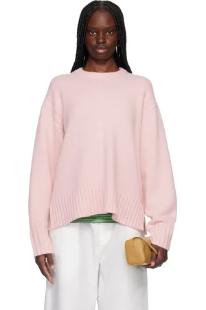 Guest In Residence Pink Cozy Crew Sweater
