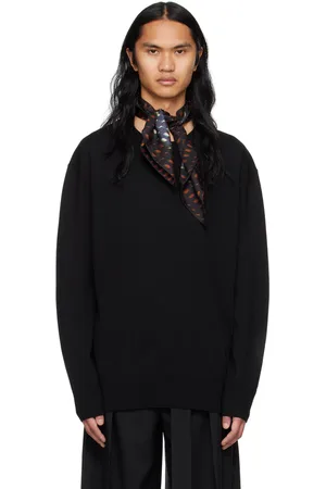 Jil Sander Black Crewneck Sweater
