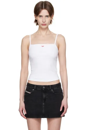 Diesel White T-Hop-D Tank Top