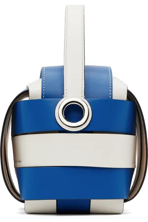 J.W.Anderson Blue & White Knot Bag