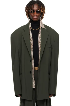 LU’U DAN Gray Misfit Blazer