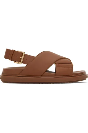 Marni Brown Fussbett Sandals