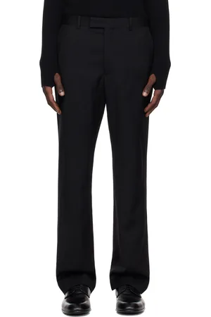 Sunflower Black Straight Trousers