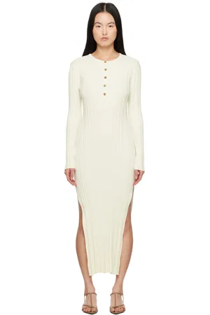 Loulou de Saison Off-White Eldara Maxi Dress