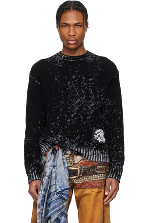 Acne Studios Black & White Crew Neck Sweater