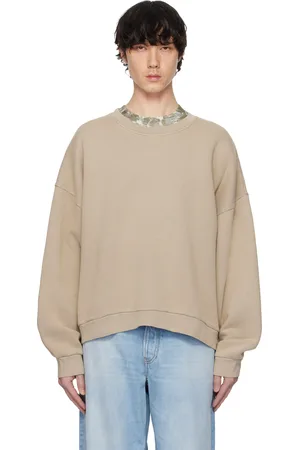 Acne Studios Beige Logo Patch Sweatshirt