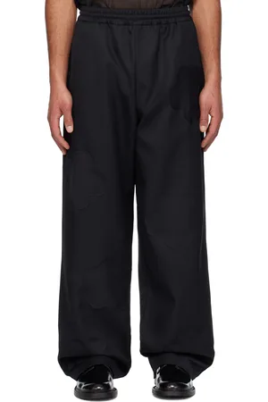 FORMA Black Flower Patch Oversize Trousers
