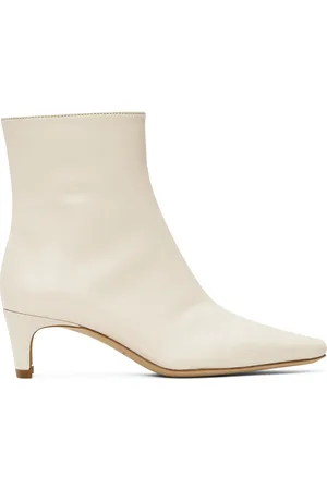 Staud Off-White Wally Ankle Boots