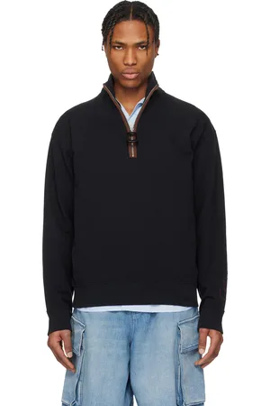 J.W.Anderson Black Half Zip Sweatshirt
