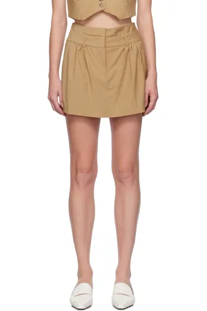 THE GARMENT Brown Pisa Miniskirt