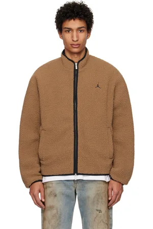 Nike Brown High-Pile Fleece Jacket