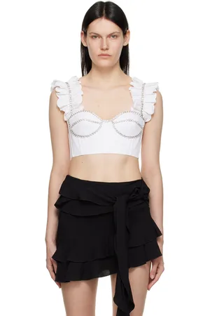 AREA Ruffle Tank Top