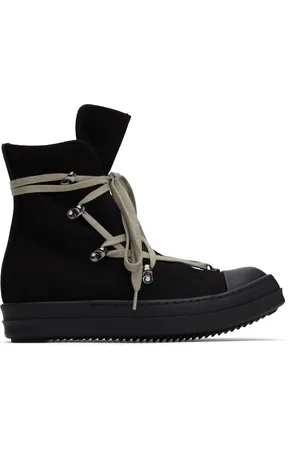 Rick Owens Black Hollywood Hexa Sneaks Sneakers