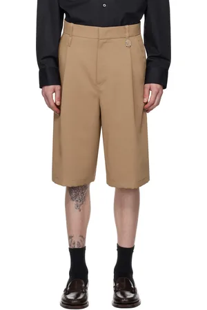 WOOYOUNGMI Tan Pleated Shorts