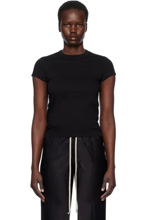 Rick Owens Black Hollywood Cropped Level T-shirt