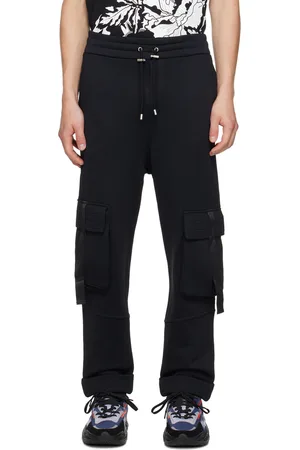 Balmain Black Drawstring Cargo Pants