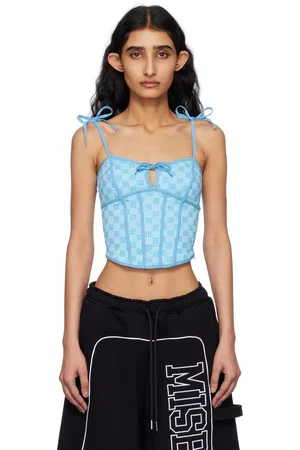 MISBHV Monogram Coquette Tank Top