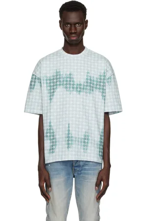 AMIRI Blue MA Quad Bleached Oversized T-shirt