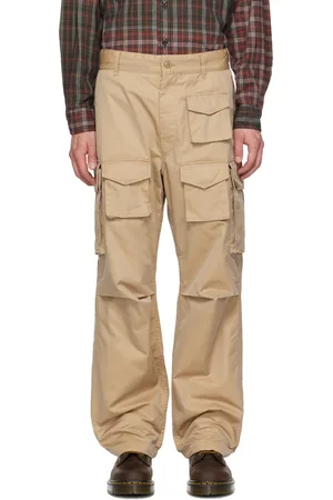 ENGINEERED GARMENTS Khaki Iridescent FA Cargo Pants