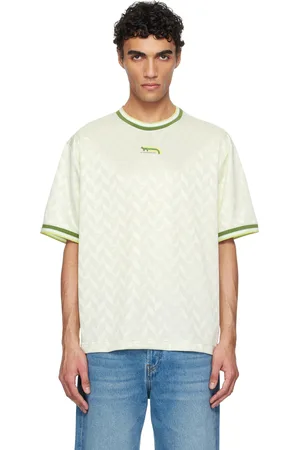 Maison Kitsuné Green Jacquard Flash Fox Oversize T-shirt