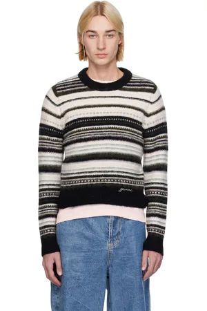 Ganni & White Stripe Sweater
