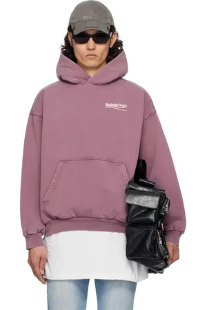 Balenciaga Purple Political Campaign Hoodie