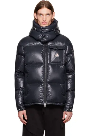 Moncler Navy Short Montbeliard Down Jacket