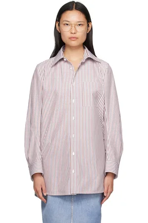 Bottega Veneta Brown Striped Shirt