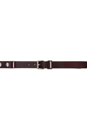OUR LEGACY Burgundy Gadget Belt