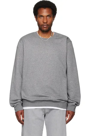 SKIMS Gray Fleece Lounge Crewneck Sweatshirt
