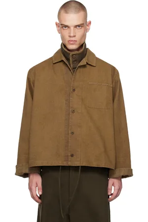 Aviva Jifei Xue Brown Boxy Shirt
