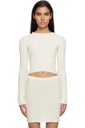 Filippa K Off-White Rib Sweater
