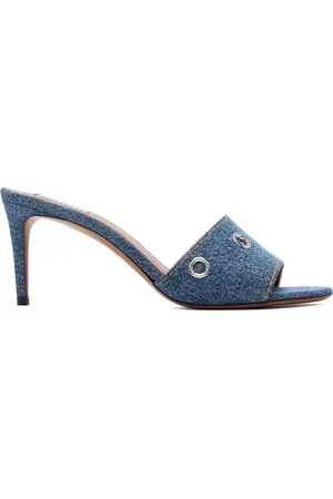 Alaïa Blue Oeillets Heeled Sandasls