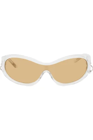 Justine Clenquet Gray Jenny Glitter Sunglasses