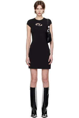Diesel Black D-Angiel Minidress
