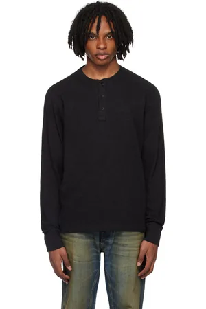 RAG&BONE Black Classic Flame Henley