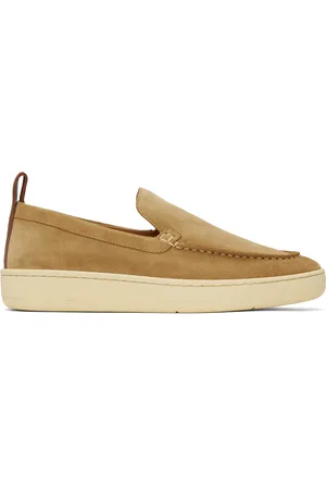 Lanvin Tan Cruiser Suede Sneakers