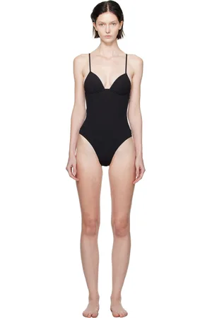 FLEUR DU MAL Black Cupped Nonwire Bodysuit