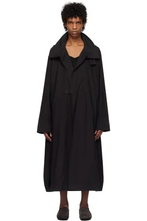Issey Miyake Black Parachute Coat
