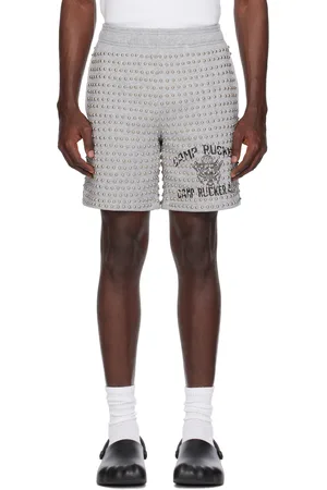 Praying Gray Stud Shorts