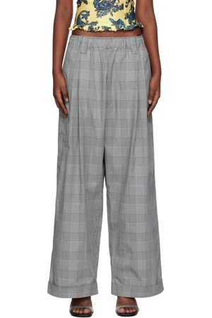 MERYLL ROGGE Gray Drawstring Chino Trousers