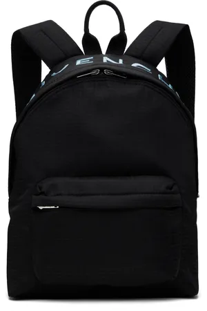Givenchy Kids Black Jacquard Logo Backpack