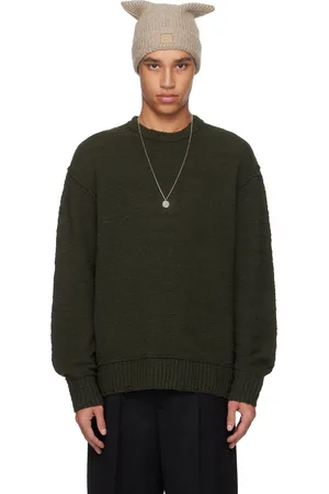 Acne Studios Green Knit Sweater