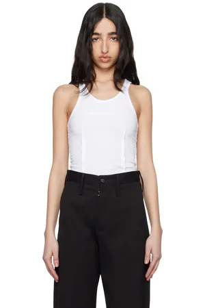 Maison Margiela White Heavy Cotton Jersey Tank Top
